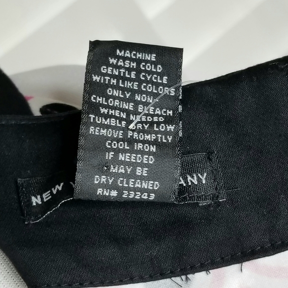 NEW YORK & CO Sheath Dress NWT Lightweight Sleeveless Pink Black Size 10 - Picture 6 of 7